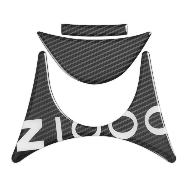 Red Dynamic Red Dynamic Carbon Fibre Yoke Pad for the Kawasaki Z1000 '10-'13